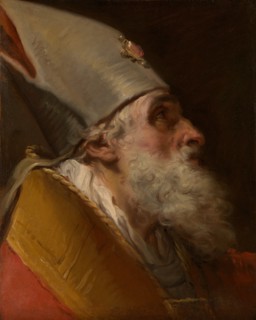 Head of a Bishop, ca. 1770. Creator: Gaetano Gandolfi.