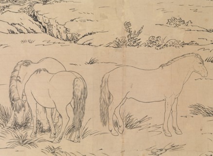One Hundred Horses, datable to 1723-25. Creator: Giuseppe Castiglione.