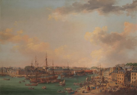The Outer Harbor of Brest, 1773. Creator: Henri Joseph van Blarenberghe.