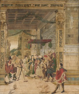 Joseph Interpreting the Dreams of Pharaoh, ca. 1534-47. Creator: Attributed to Jörg Breu the Younger (German, Augsburg ca. 1510-1547 Augsburg).