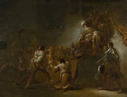 The Judgment of Solomon, 1640s. Creator: Leonard Bramer.