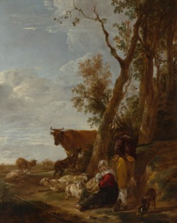 Rest, 1644. Creator: Nicolaes Berchem.