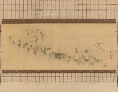 Procession of Insects, 19th century. Creator: Nishiyama Kan'ei.