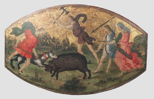 Hunt of the Calydonian Boar, ca. 1509. Creator: Bernardino Pinturicchio.