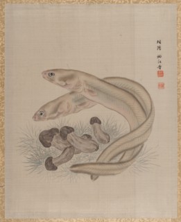 Eels, ca. 1890-92. Creator: Seki Shuko.