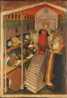 Christ among the Doctors. Creator: Spanish (Catalan) Painter (early 15th century).