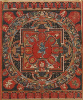 Hevajra Mandala, 15th century. Creator: Unknown.