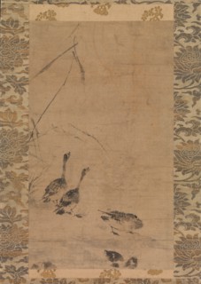 Geese and Reeds, late 14th century. Creator: Unknown.