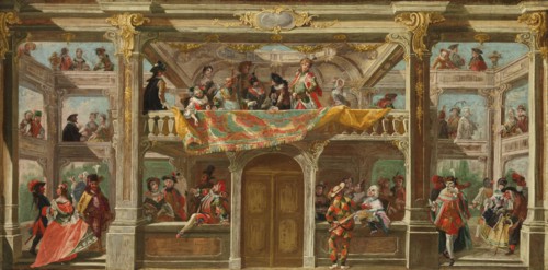 A Masked Ball in Bohemia, ca. 1748. Creator: Andreas Altomonte.
