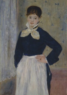 A Waitress at Duval's Restaurant, ca. 1875. Creator: Pierre-Auguste Renoir.