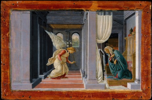 The Annunciation, ca. 1485-92. Creator: Sandro Botticelli.