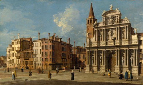 Campo Santa Maria Zobenigo, Venice, 1730s. Creator: Canaletto.