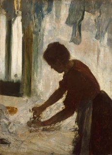 A Woman Ironing, 1873. Creator: Edgar Degas.