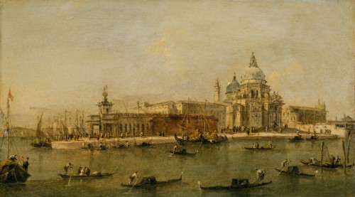 Venice: The Dogana and Santa Maria della Salute. Creator: Workshop of Francesco Guardi (Italian, Venice 1712-1793 Venice).