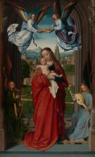 Virgin and Child with Four Angels, ca. 1510-15. Creator: Gerard David.