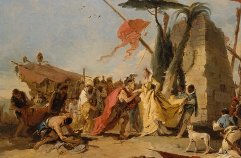 The Meeting of Antony and Cleopatra, ca. 1745-47. Creator: Giovanni Battista Tiepolo.