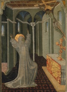 Saint Catherine of Siena Receiving the Stigmata, ca. 1447-65. Creator: Giovanni di Paolo.