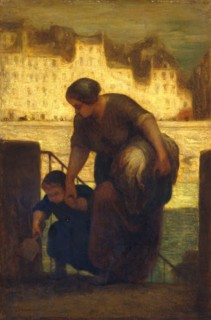 The Laundress, 186[3?]. Creator: Honore Daumier.