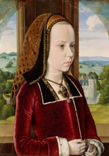 Margaret of Austria, ca. 1490. Creator: Jean Hey.