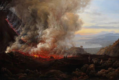 An Eruption of Vesuvius, 1824. Creator: Johan Christian Dahl.