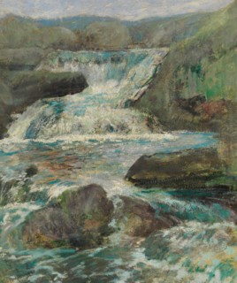 Horseneck Falls, ca. 1889-1900. Creator: John Henry Twachtman.