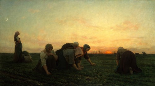 The Weeders, 1868. Creator: Jules Breton.