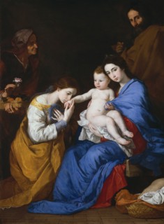 The Holy Family with Saints Anne and Catherine of Alexandria, 1648. Creator: Jusepe de Ribera.