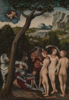 The Judgment of Paris, ca. 1528. Creator: Lucas Cranach the Elder.