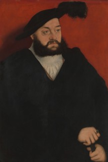 Johann (1498-1537), Duke of Saxony, ca. 1534-37. Creator: Lucas Cranach the Elder.