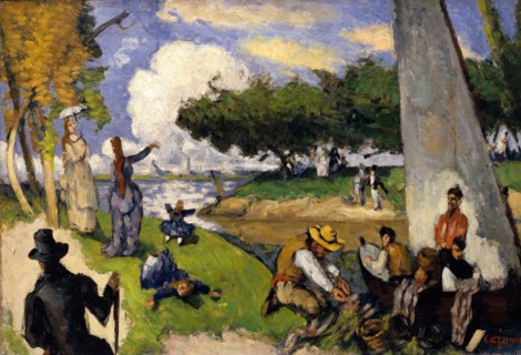 The Fishermen (Fantastic Scene), ca. 1875. Creator: Paul Cezanne.