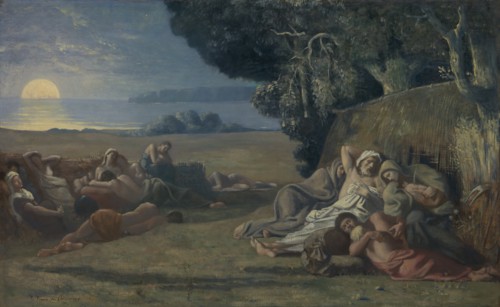 Sleep, ca. 1867-70. Creator: Pierre Puvis de Chavannes.