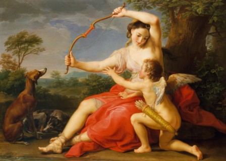 Diana and Cupid, 1761. Creator: Pompeo Batoni.