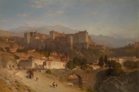 The Hill of the Alhambra, Granada, 1865. Creator: Samuel Colman.