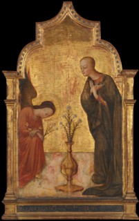 The Annunciation, ca. 1435. Creator: Sassetta.