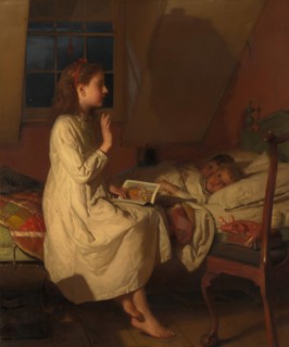 Story of Golden Locks, ca. 1870. Creator: Seymour Joseph Guy.