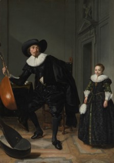 A Musician and His Daughter, 1629. Creator: Thomas de Keyser.