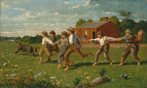 Snap the Whip, 1872. Creator: Winslow Homer.