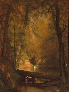 The Trout Pool, 1870. Creator: Worthington Whittredge.
