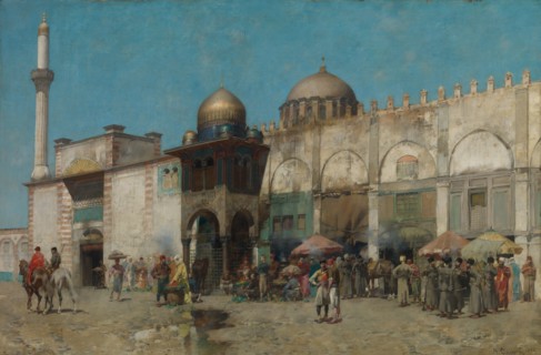 A Mosque, 1886. Creator: Alberto Pasini.