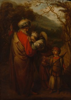 Abraham Dismissing Hagar and Ishmael, 1658. Creator: Barent Fabritius.