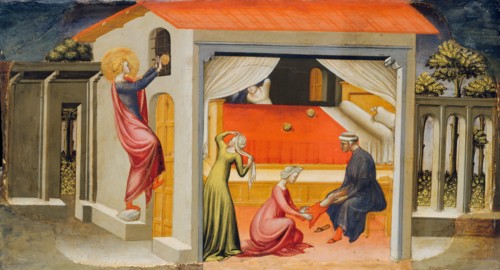 Saint Nicholas Providing Dowries, 1433-35. Creator: Bicci di Lorenzo.