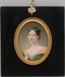 Portrait of a Lady, ca. 1836-38. Creator: Charles Cromwell Ingham.