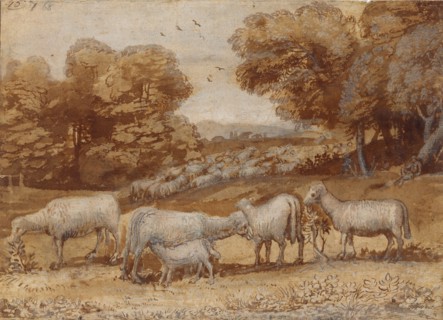 Landscape with Sheep, ca. 1648. Creator: Claude Lorrain.