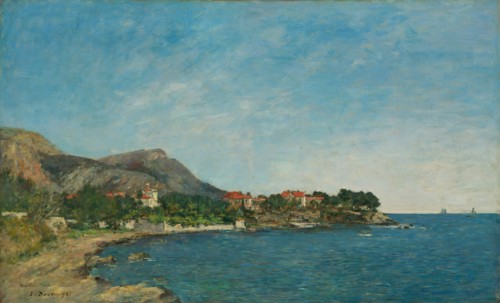 Beaulieu: The Bay of Fourmis, 1892. Creator: Eugene Louis Boudin.