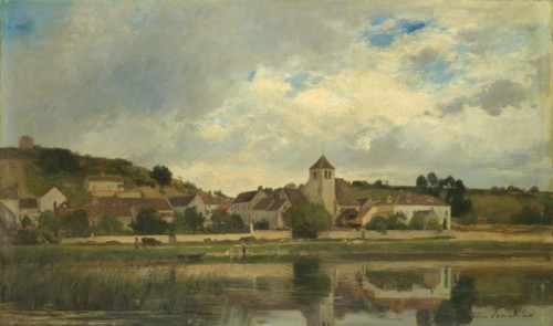 The Village of La Celle-sous-Moret. Creator: Eugène Antoine Samuel Lavieille.
