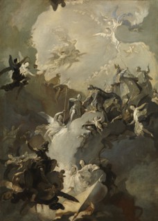 The Glorification of the Royal Hungarian Saints, ca. 1772-73. Creator: Franz Anton Maulbertsch.