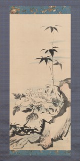 Peony and Bamboo, ca. 1768. Creator: Ike no Gyokuran.