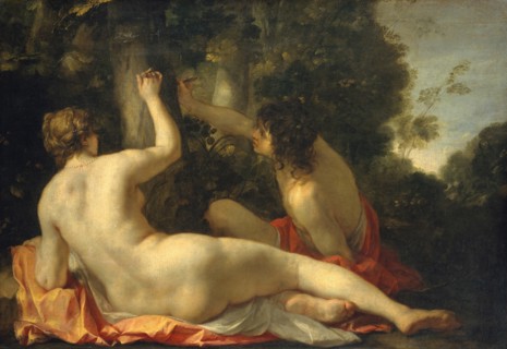 Angelica and Medoro, possibly early 1630s. Creator: Jacques Blanchard.