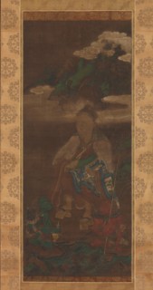 Portrait of En no Gyoja, late 14th-15th century. Creator: Jakusai.