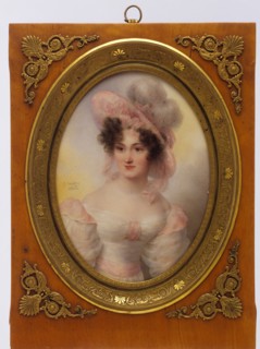 Mrs. Rufus Prime (Augusta Temple Palmer, 1807-1840), 1828. Creator: Jean-Baptiste Isabey.